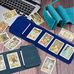 3Pcs 3 Colors Double-Sided Velvet Tarot Cards Storage Bags&nbsp;ABAG-CN0001-04