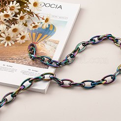 Handmade AB Color Plated Acrylic Cable Chains&nbsp;AJEW-JB00978-01