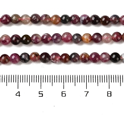 Natural Tourmaline Beads Strands&nbsp;G-L637-A01-4mm