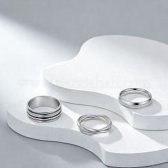 304 Stainless Steel Finger Rings&nbsp;WG091C3-01