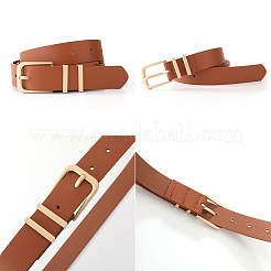 3Pcs 3 Colors Alloy Buckle PU Leather Waist Belts&nbsp;AJEW-CL0005-98