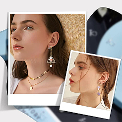 100Pcs 5 Styles Plastic Clip-on Earring Findings&nbsp;KY-AR0001-31