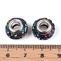 Opaque Resin European Beads&nbsp;RESI-T057-29A