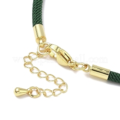 3MM Nylon Milan Cord Necklace Making&nbsp;NJEW-H084-01G-32