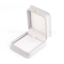 PU Leather Necklace Pendant Gift Boxes&nbsp;X-LBOX-L005-F01