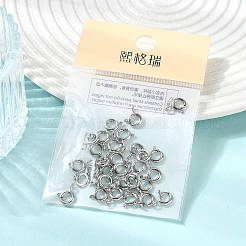 SHEGRACE Brass Spring Ring Clasps&nbsp;XGRPCN623-017P