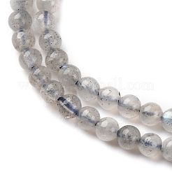 Natural Labradorite Beads Strands&nbsp;G-A276-A02-3mm