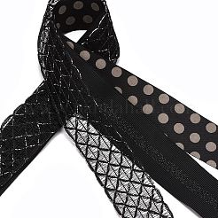 9 Yards 3 Styles Polyester Ribbon&nbsp;SRIB-A014-G03