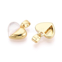 Brass and Shell Pendants&nbsp;KK-T080-85G