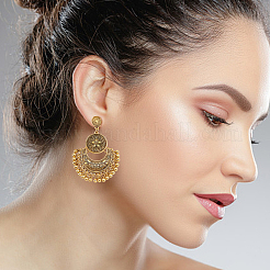 6 Pairs 6 Style Alloy Hollow Thick Hoop Earrings&nbsp;EJEW-AN0001-12