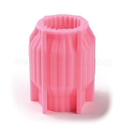 Ribbed Pillar Geometry Scented Candle Silicone Molds&nbsp;LS-DIY-G106-01C
