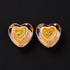 Transparent Glass Beads Strands&nbsp;LAMP-E033-04J