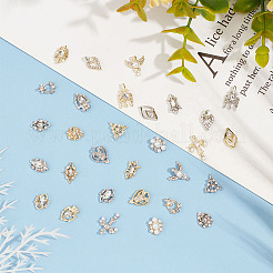 Alloy Rhinestone Cabochons&nbsp;MRMJ-AR0001-11