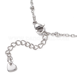 304 Stainless Steel Satellite Chain Necklace Making&nbsp;AJEW-JB01499-02