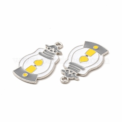 Rack Plating Alloy Enamel Pendants&nbsp;FIND-G054-15P-02