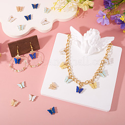 20Pcs 4 Colors Acrylic Charms&nbsp;MACR-TA0002-55A