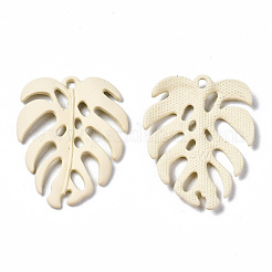 Spray Painted Alloy Pendants&nbsp;PALLOY-T077-116D-RS
