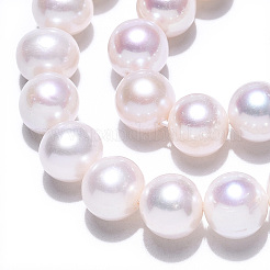 Natural Cultured Freshwater Pearl Beads Strands&nbsp;PEAR-N016-09B