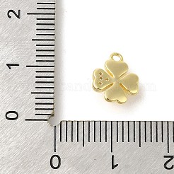 Rack Plating Brass Micro Pave Cubic Zirconia Charms&nbsp;KK-S396-65G