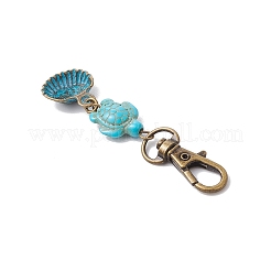 9Pcs 9 Styles Ocean Theme Alloy Pendant Decorations&nbsp;HJEW-JM03484