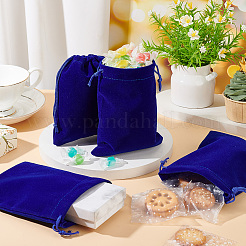 30Pcs Rectangle Velvet Pouches&nbsp;TP-PH0001-21B