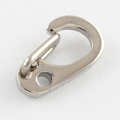 Tarnish Resistant Polished 316 Surgical Stainless Steel Keychain Clasp Findings&nbsp;STAS-R072-63