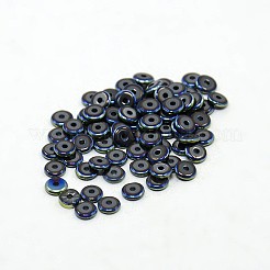 Electroplate Non-magnetic Synthetic Hematite Beads Strands&nbsp;G-J216F-03
