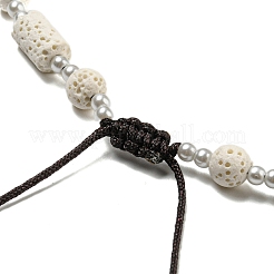 Dyed Lava Rock with Shells&nbsp;NJEW-Z031-01E