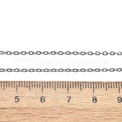 Tarnish Resistant Classic Plain 304 Stainless Steel Mens Womens Necklaces Unisex Cable Chain Necklaces&nbsp;NJEW-507L-7