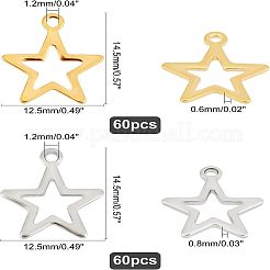 304 Stainless Steel Pendants & Charms&nbsp;STAS-UN0016-67