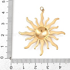 304 Stainless Steel Pendants&nbsp;STAS-G364-12G-02