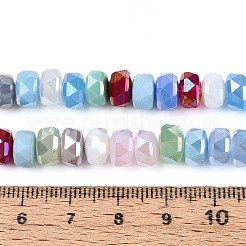 Electroplate Glass Beads Strands&nbsp;EGLA-N022-04A-A01