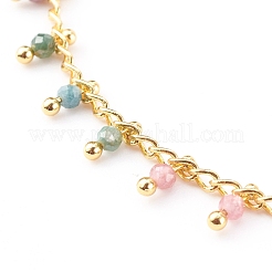 Natural Multicolor Tourmaline Pendant Necklaces&nbsp;NJEW-JN03340
