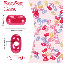 2000Pcs Pearlized Opaque Acrylic Beads&nbsp;OACR-SC0002-97