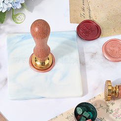 Marble Pattern Porcelain Wax Seal Mats&nbsp;AJEW-WH20007-82A-01