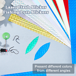 Waterproof Holographic Adhesive Craft PVC Sheets&nbsp;DIY-WH0671-266