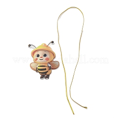 Cute Bees Acrylic Pendant Decoration&nbsp;LS-HJEW-G026-01D