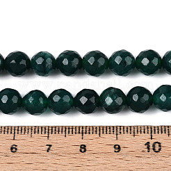 Dyed Natural White Jade Beads Strands&nbsp;G-T139-8mm-60-19