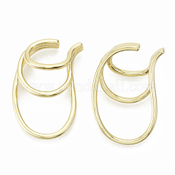 Brass Cuff Earrings&nbsp;EJEW-S201-204G-NF