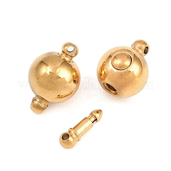 304 Stainless Steel Box Clasps&nbsp;STAS-Z203-02G