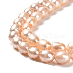 Natural Cultured Freshwater Pearl Beads Strands&nbsp;PEAR-E016-183A-01