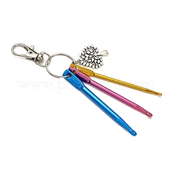 Aluminum Crochet Hooks & Alloy Pendant Decorations&nbsp;KEYC-JKC01417-03
