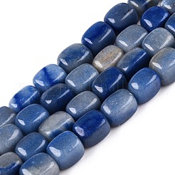 Dyed & Heated Natural Blue Aventurine Beads Strands&nbsp;G-T138-102