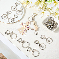 20Pcs Zinc Alloy Keychain Clasps&nbsp;FIND-SP0004-26P