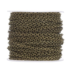 Brass Cable Chains&nbsp;CHC-X0001-02AB-FF