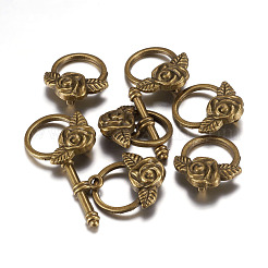 Tibetan Style Toggle Clasps&nbsp;MLF0026Y-NF