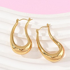 304 Stainless Stee Hoop Earrings&nbsp;EJEW-M105-06G