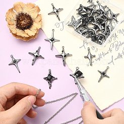 32Pcs 8 Styles Alloy Pendants&nbsp;FIND-CJ0006-01