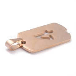 Ion Plating(IP) 304 Stainless Steel Pendants&nbsp;STAS-O127-C04
