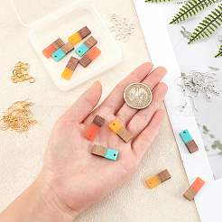 DIY Walnut Wooden Dangle Earring Making Kits&nbsp;DIY-OC0006-81